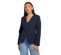 Principles Women's Collarless Pocket Detail Blazer in Navy | Size: 16 Principles Navy 16