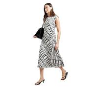 Principles Women's Geo Ruched Sleeveless Midi Dress in Khaki | Size: 12 Principles Khaki 12