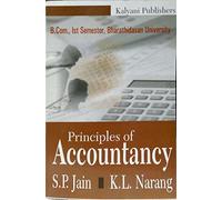 Principles of Accounting B.Com. 1st Semester Bharthidasan