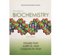 Principles of Biochemistry: Life at the Molecular Level