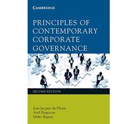 Principles of Contemporary Corporate Governance