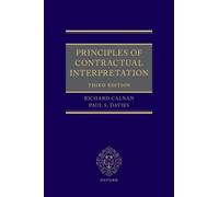Principles of Contractual Interpretation 3e