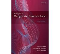 Principles of Corporate Finance Law – Oxford University Press