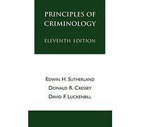 Principles of Criminology (The Reynolds Series in Sociology)
