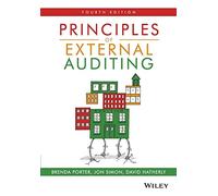 Principles of External Auditing – Wiley-VCH