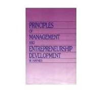 Principles of Management and Entrepreneurship Development