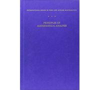 Principles of Mathematical Analysis (International Series in Pure and Applied Mathematics)