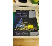 Principles of Operations Management