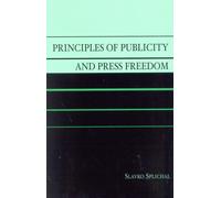 Principles of Publicity and Press Freedom