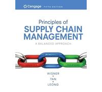 Principles of Supply Chain Management: A Balanced Approach