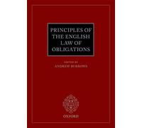 Principles of the English Law of Obligations