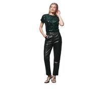 Principles Silver Sequin Detail Top, 14, Forest
