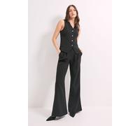 Black High Waisted Wide Leg Trouser Principles Black 18