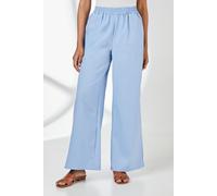 Principles Women's Blue Linen Trouser | Size: 16 Principles Blue 16