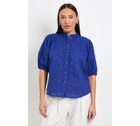 Principles Women's Broderie Puff Sleeve Blouse in Cobalt | Size: 10 Principles Cobalt 10