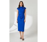 Principles Women's Cobalt Zip Detail Pencil Midi Dress | Size: 10 Principles Cobalt 10