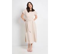 Principles Women's Formal Tie Waist Midi Dress in Tan | Size: 12 Principles Tan 12