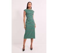 Principles Women's Geo Ponte Cap Sleeve Pencil Dress in Bright Green | Size: 12 Principles Bright Green 12