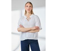Principles Women's Ladder Trim Tie Front Blouse in White | Size: 16 Principles White 16