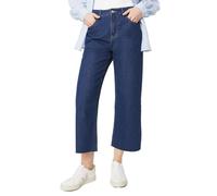 Principles Womens/Ladies 7/8 Petite Wide Leg Jeans (16 UK) (Dark Blue)
