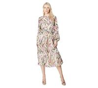 Principles Womens/Ladies Abstract Pleated Midi Dress (18 UK) (Multicoloured)