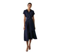 Principles Womens/Ladies Belt Flared Midi Dress (18 UK) (Navy)
