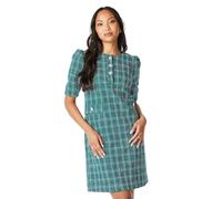 Principles Womens/Ladies Bouclé Button Detail Shift Dress (14 UK) (Green)