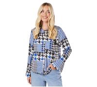 Principles Womens/Ladies Dogtooth Collared Petite Shirt / N/A N/A DH7346
