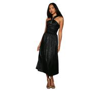 Principles Womens/Ladies Metallic Halter Neck Midi Dress / N/A N/A DH7819