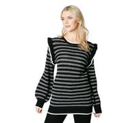 Principles Womens/Ladies Stripe Frill Tunic DH7239