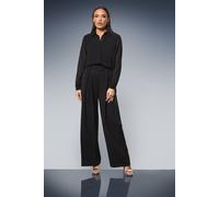 Principles Women's Black Sequin Collared Shirt | Size: 12 Principles Black 12