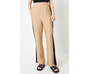 Principles Women's Side Stripe Elasticated Trouser in Tan | Size: 18 Principles Tan 18