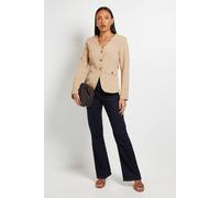 Principles Women's Single Breasted Blazer in Natural | Size: 10 Principles Natural 10
