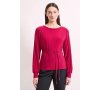 Principles Women's Tie Waist Split Shoulder Jersey Top in Berry | Size: 16 Principles Berry 16