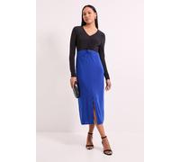 Principles Women's Twist Knot Detail Jersey Midi Dress in Cobalt | Size: 16 Principles Cobalt 16