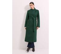 Principles Women's Wrap Belted Coat in Dark Green | Size: 16 Principles Dark Green 16
