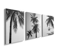 prinfantasy Canvas Black and White Wall Art - Pictures Plant Prints Home Decor Framed Ready to Hang YH1408