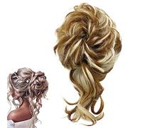 prinfantasy Hair Extensions Hairpiece Scrunchy Updo Hairstyle Wavy Messy Bun Ponytail Hair Extensions Buns GBFQ008