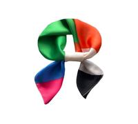 prinfantasy Head Scarf 70CM Square Satin Silk Scarf for Women Hair Wrap Pink Green White Blue Striped Scarves Satin Hijab Bandana,GB070327