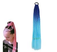 prinfantasy Wig Long Hair Wigs Blue Gradient Long Curls in The Fashion Wigs Cosplay Roleplay, BZ203