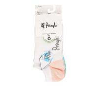 Pringle Ladies Pack of 3 Trainer Socks White Multi