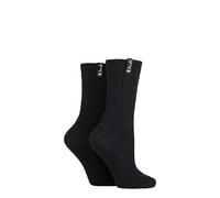 Pringle Ladies Plain Classic Ribbed Boot Socks in a Multipack of 2 For the Outdoors and Walking in Size 4-8 (as8, numeric, numeric_4, numeric_8, regular, regular, Navy)