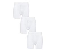 Pringle Mens Cotton Button Boxer Pack of 3 White S