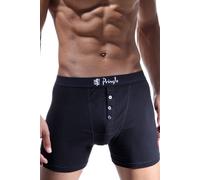 Pringle Men's Cotton Button Boxer Shorts Pack of 3 Black/White/Grey S