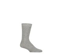 Pringle Mens Luxury Socks - Cashmere and Merino Wool Blend, Gift Idea, with Ribbon,1 Pair Pack Size 7-11 Light Grey