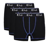 Pringle Mens Sports Performance Trunks Pack of 3 Black/Blue S