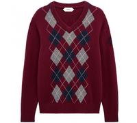 Pringle of Scotland Argyle Jumper - Burgundy L L