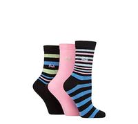 Pringle Womens Three Pack Jacquard Socks Multi OS