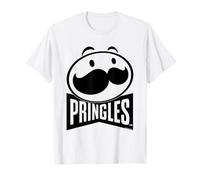Pringles Black Mr P Bow Tie Logo T-Shirt