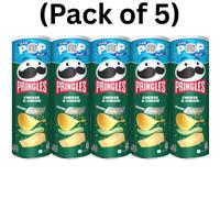 Pringles Cheese & Onion Potato Chips 165g Savory & Crunchy Crisps (Pack Of 5)